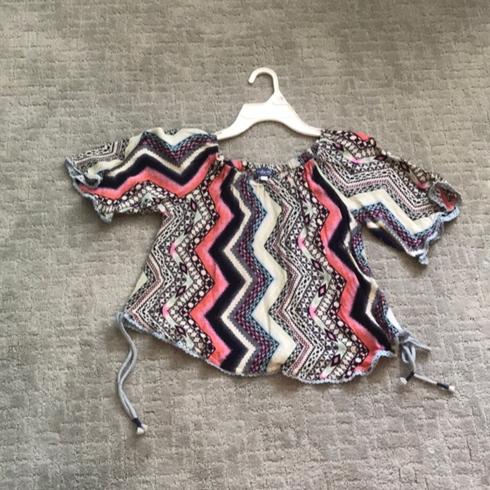 Colorful chevron blouse